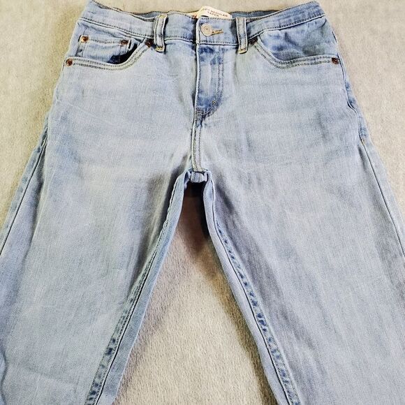 Levis 502 Jeans Womens 14 Reg W27xL27 Blue Taper Straight Leg Denim - Picture 4 of 10